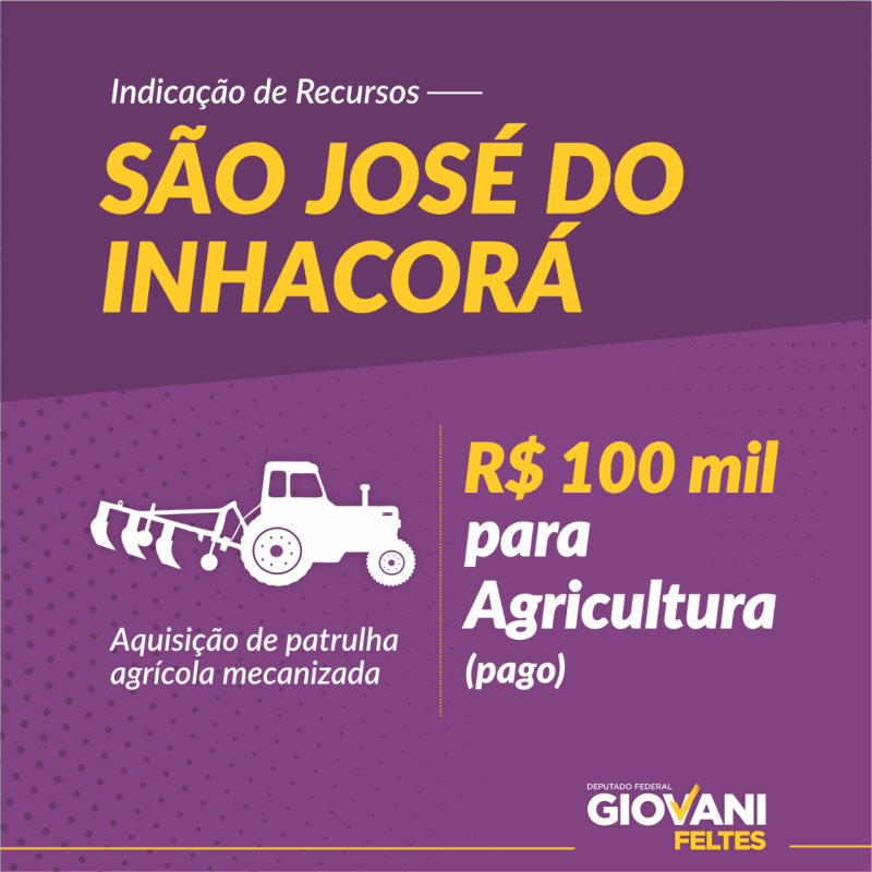 PAGAMENTO DE EMENDA PARLAMENTAR 